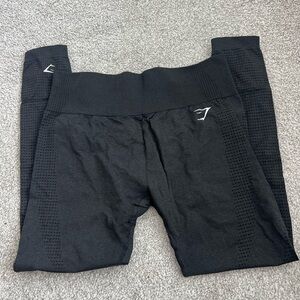 Gymshark Vital Seamless Leggings Black Marl Size XL